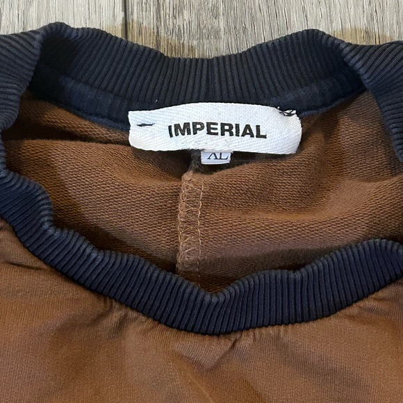 Imperial Men's Crewneck Sweater - Brown and Black - Picture 3 of 6